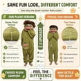 thumbnail image 6 of Big Mouth Monster Onesie,Funny Monster Onesies,Interesting Monster Jumpsuit,Cozy Home Loungewear,Soft Fabric,Long,Pajama Party & Cozy Sleepwear Gift, 6 of 9