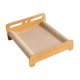 thumbnail image 3 of Cama rascadora para gatos, protector de muebles, tabla rascadora duradera, manta para gatos, juguete acogedor para gatos Marrón claro, 3 of 9
