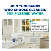 PUR PLUS 30 Cup Lead Reducing Water Filter Dispenser, White, DS1811Z