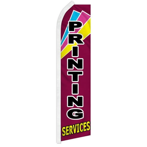 Printing Services Super Flag