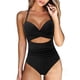 thumbnail image 1 of Bikini sexy de una pieza con tiras para mujer y niña, traje de baño de playa sin espalda, 1 of 5