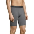 thumbnail image 3 of Hanes Sport Men's Performance Compression Shorts, 9" True White/Ebony 2XL, 3 of 3