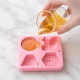 thumbnail image 4 of Bee Honeycomb Silicone Mold, Pink Baking Tool For Cake Soap Resin Crafting 1 Piece, 4 of 9