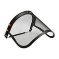 thumbnail image 4 of Combo de 2 protectores faciales y soporte para cascos duros de ala completa Visera de alambre de metal negro 2 piezas, 4 of 8