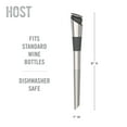 thumbnail image 4 of Host FILTER Stainless Steel Wine Pour Spout with Silicone Seal and Stopper, 4 of 5