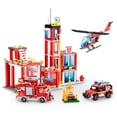 thumbnail image 3 of Ladrillos de construcción: Juguete MAX Adventure Fire Rescue, 916 piezas, 3 of 7