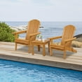 thumbnail image 2 of OverPatio Wooden Folding Adirondack Chairs, Wood Chair for Picnic, Camping, Fishing, Woode Folding Chiar, Natural Color, 2 of 7
