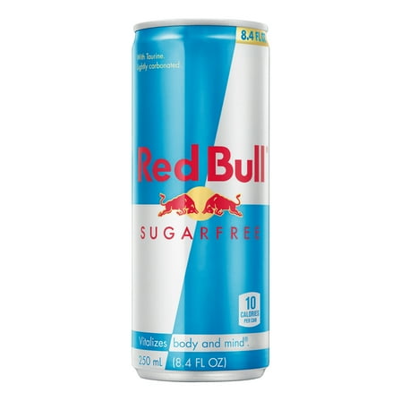 Red Bull Sugarfree Energy Drink, 80mg Caffeine, 8.4 fl. oz. Can