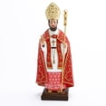 thumbnail image 1 of Estatuilla religiosa con ornamento del cardenal arzobispo rey, 1 of 1