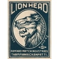 thumbnail image 2 of Phillumenart 25x32 White Modern Wood Framed Museum Art Print Titled - Lion Head, 2 of 4