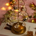thumbnail image 4 of Luces De Árbol De Navidad Crystal Diamond Night Light Decoración De Árbol De Navidad De Cristal Romántico Con Luz Cálida Para Home Hotel Yuarrent HA018963-00, 4 of 6