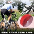 thumbnail image 2 of 1 Set Red Bike Handlebars Belt High Elastic Soft Shock Absorption Band Steering Tape Hexagonal Ball Pattern, 2 of 7