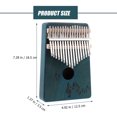 thumbnail image 2 of MasteelfCA 1 Set Portable Kalimba Finger Piano 17 Keys Thumb Piano Music Instrument Kalimba, 2 of 7