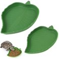 thumbnail image 1 of Bebedero y cuenco de agua de 2 piezas Sailing Bandeja para reptiles Mascotas pequeñas Verde, 1 of 5