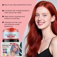 thumbnail image 6 of Temporary Hair Color Wax, Washable Hair Dye for Men & Women, Natural Instant Hair Wax Color for DIY Party Styling & Temporary Color, 3.53 Oz (Red), 6 of 9