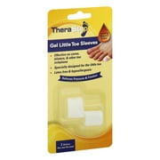 Silipos TheraStep Gel Little Toe Sleeve Hypoallergenic Toe Protector 2/pk