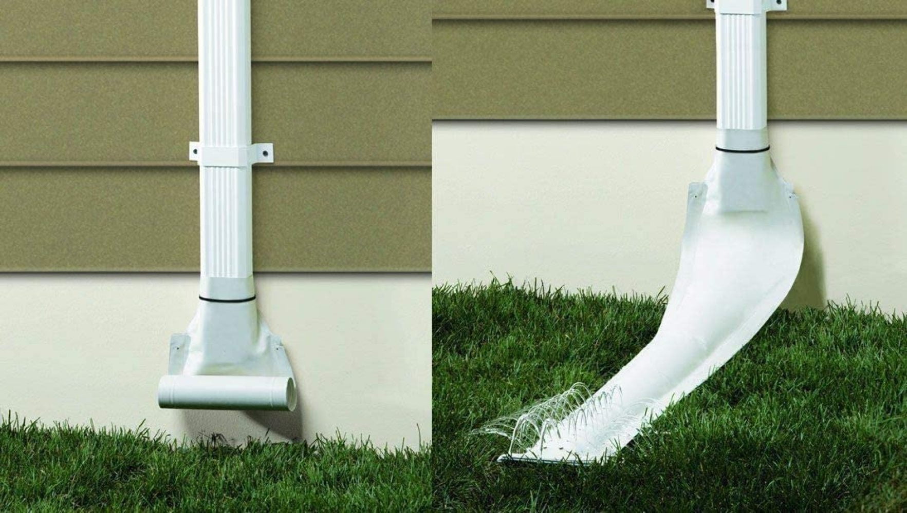 Frost King DE46 46 x 8.5 Green Automativ Roll Up Downspout Extender Quantity 3 