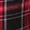 Black-Red Kingston Plaid, variant on Mens Harley Flannel Pants, 3XL, Black-White