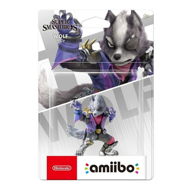 Figura Amiibo Nintendo Super Smash Bros Wolf Starfox