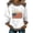 White, variant on Womens Long Sleeve Crewneck Top 250 Years Printed Pullover Vintage Flag Graphic Casual Loose Fit Sweatshirt for Everyday Wear Black L