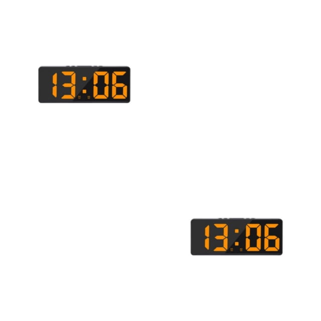 Wosthever Alarmas de control de sonido de reloj digital LED ABS Type4 NO4