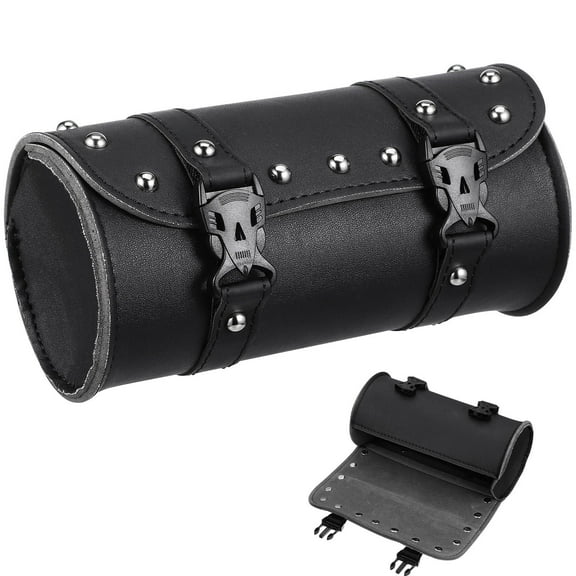 Raindrops Large Capacity Motorcycle Saddle Bags with Black Color for Travel 1Pcs