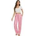thumbnail image 5 of Rosa Junio Comfy Pajama Pants for Women, Stretch Drawstring Lounge Pants with Pockets, Soft Casual Pjs Sleep Bottoms, 5 of 6