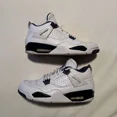 thumbnail image 3 of Ni - ke Air Jordan 4 Retro LS Columbia 2015 314254 107 White/Midnight Navy Size 10 VNDS, 3 of 5