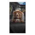 thumbnail image 2 of XYZCANDO Car Seat Cover with Fun Grizzly Bear Print, Car Seat Protector for Beach Trips and Outdoor Gym Workouts, 2 of 11