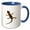 Blue/White, variant on 3drose, Mediterranean House Gecko Vector, 11oz Magic Transforming Mug