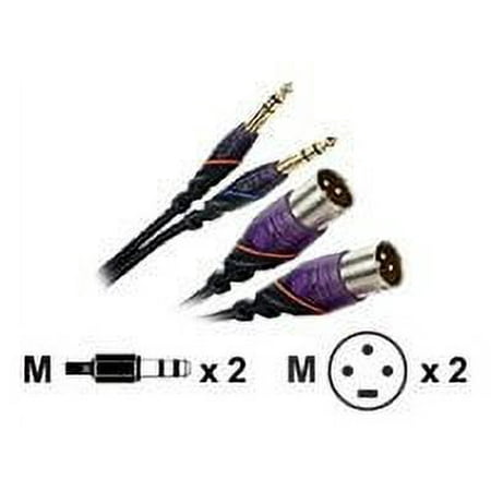 Monster Cable DJ M DJ-CMX-2M - Audio cable - XLR3 male to stereo jack male - 6.6 ft - shielded