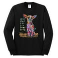 thumbnail image 3 of Dean Russo In My Mind Dog Lover Mens Long Sleeve Shirt, Black, 3X-Large, 3 of 6