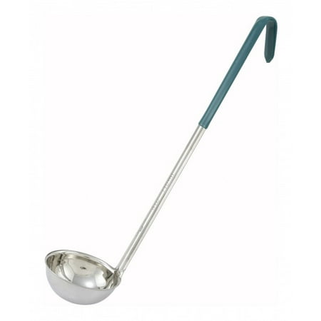 

2Pc Winco LDC-4 Ladle with Green Handle 4 oz.