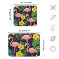 thumbnail image 4 of Yayeee Dish Drying Mat for Kitchen Counter 16"x18" Microfiber Absorbent Pad, Flamingo Pattern, 4 of 7