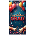 thumbnail image 2 of LUUFILx Graduation Party Decorations Graduation Banner with Balloons Roll Confetti Celebration Backdrop Congrats Grad Event Photo Booth Background, 2 of 8
