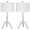 Silver, variant on Safavieh Silver Branch LIT4076B Table Lamp - Set of 2