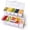 2 Pack, variant on XIMEI Chilled Condiment Caddy Server with 5 Removable Compartments & Hidden Handle, Ice Chilled Condiment Organizer for Camping/Kitchen/Fruit/Salad