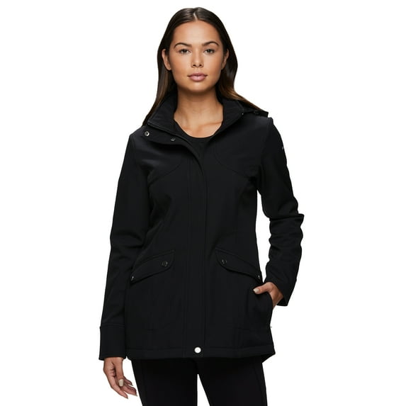 Avalanche Women's Soft Shell Fleece Lined Midweight Jacket With Hood