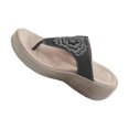 thumbnail image 2 of Sandalias ortopédicas elásticas, sandalias cruzadas, zapatillas tejidas con cuña para la playa, zapatos Wmkox8yii hj789, 2 of 5