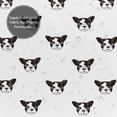 thumbnail image 5 of Shower Curtain, Black White Cute French Bulldog_A Waterproof Fabric Plastic Shower Curtain, Drying Fast Bathroom Curtain with 9 Buttonholes, Ruffle Shower Curtain 60x72in, 5 of 8