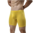 thumbnail image 7 of fatyb Men's Long Boxer Briefs Silk Breathable Soft Underwears Fashion Comfortable Underpants for Men, 7 of 7