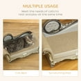 thumbnail image 3 of PawHut Cat Corrugated Paper Scratching Bed Pad Board Toy Pet Furniture with Catnip Brown, 3 of 8