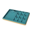thumbnail image 4 of Tachiuwa Necklace Display for Selling Jewelry Tray for Jewelry Shops Live Broadcasting Peacock Blue, 4 of 9
