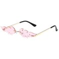 thumbnail image 1 of Gafas de sol con forma de llama de fuego, sin montura, con forma de onda de fuego, para mujeres y hombres, suministros para fiestas, accesorios fotográficos., 1 of 4