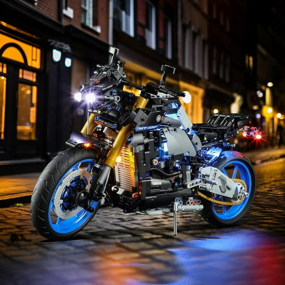 ERDS-Led Lighting Kit for Lego-42159 Yamaha MT-10 SP Building Blocks Model - LED Light Set Compatible with Lego Model(Not Include Lego Model)
