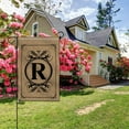 thumbnail image 5 of Anley Monogram Letter R Garden Flag, Double Sided Family Last Name Initial Yard Flags 18 x 12.5 Inch, 5 of 6