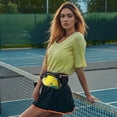thumbnail image 4 of Prince Pickleball Court Crossbody Waist Pack – Clear Black Belt Bag with Pickleball Storage, 4 of 9