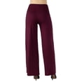 thumbnail image 3 of Maternity Elastic Waist Flared Palazzo Pants, 3 of 9