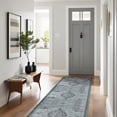 thumbnail image 2 of Beverly Rug Machine Washable Easy Cleaning Indoor Non-Slip Rugs Gray / Dark Gray 2'2"x7', 2 of 9