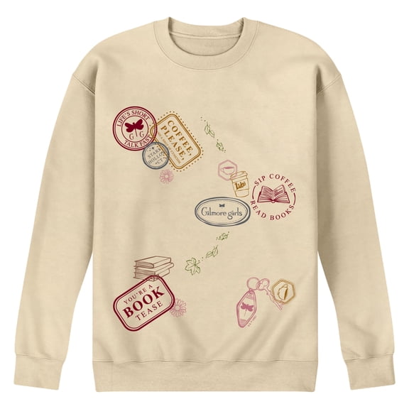 Gilmore Girls - Stamps Graphic Fleece Sweatshirt